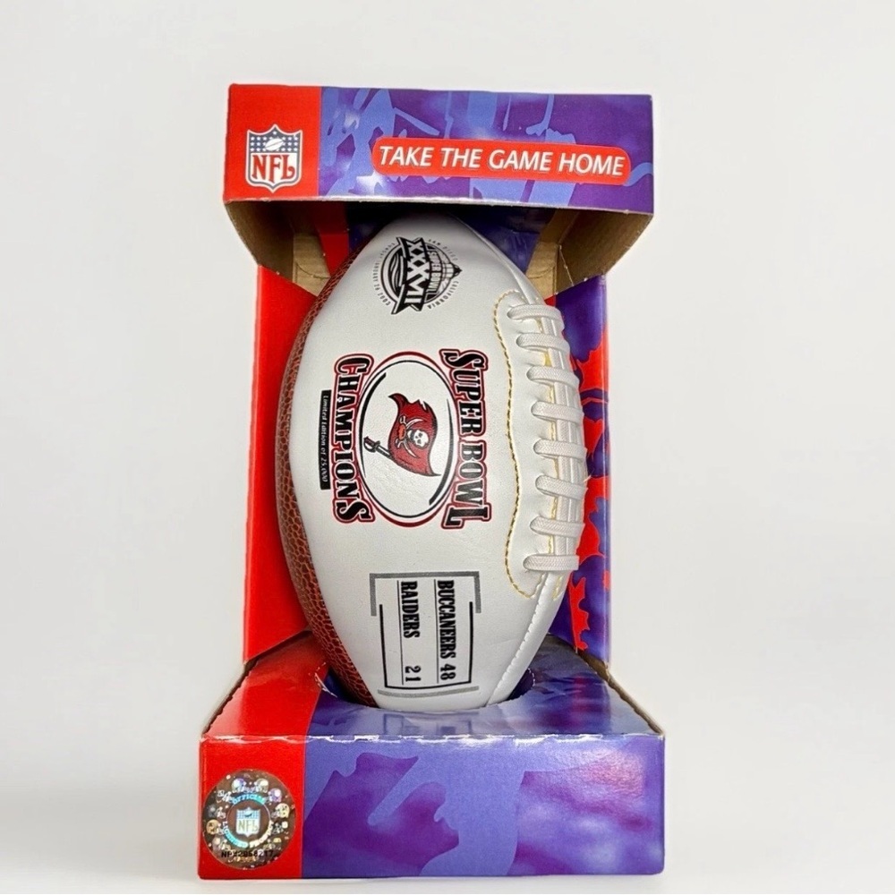 Tampa Bay Buccaneers 2003 Super Bowl 37 (XXXVII) Limited Edition Football